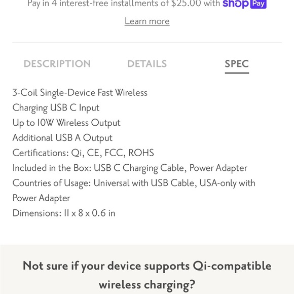 Courant charger tray - Picture 4 of 5
